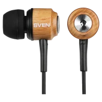 Căști SVEN E-12 WD (SEB 12 WD), Cu fir, Lemn/Negru