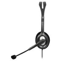 Căști pentru Centru de Apel Logitech H111, Cu fir, Gri 3