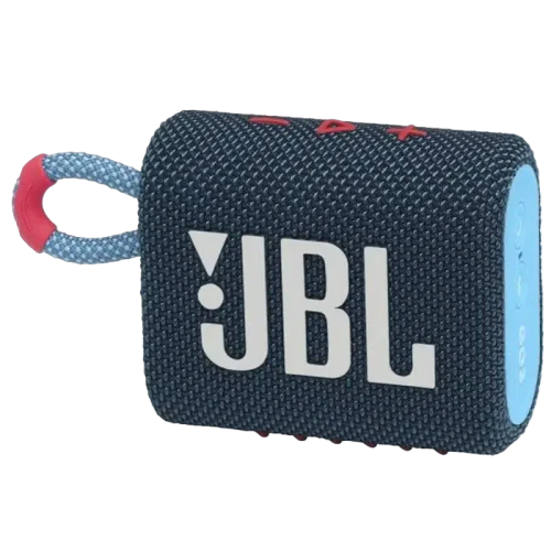 JBL GO 3, Синий/розовый
