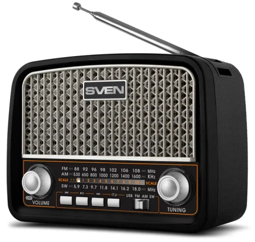 Speakers SVEN Tuner "SRP-555"  3w, FM, USB, SD/microSD