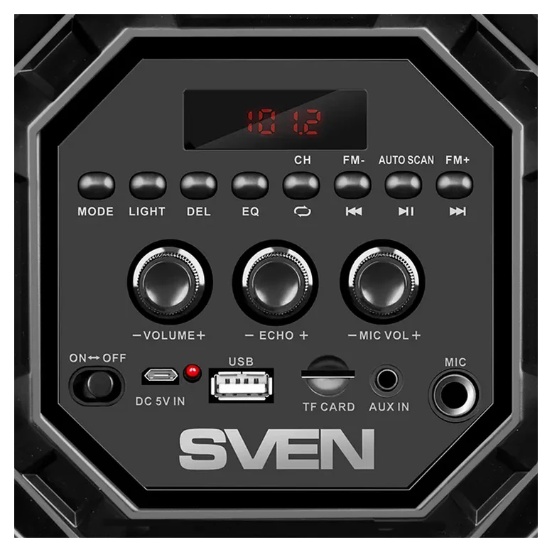 Портативная колонка SVEN PS-550, Чёрный 4