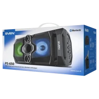 Портативная колонка SVEN PS-650, Чёрный 4
