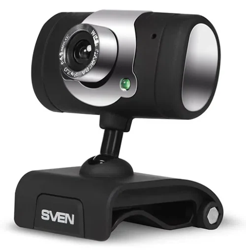 Camera SVEN IC-545, 1024p, 5-lens system, Manual focus, Built-in microphone, Mounting clip
