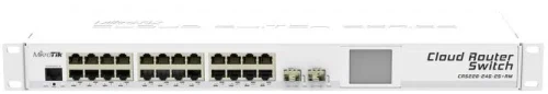 Коммутатор MikroTik CRS226-24G-2S+RM