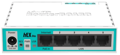 Маршрутизатор MikroTik hEX lite (RB750r2)