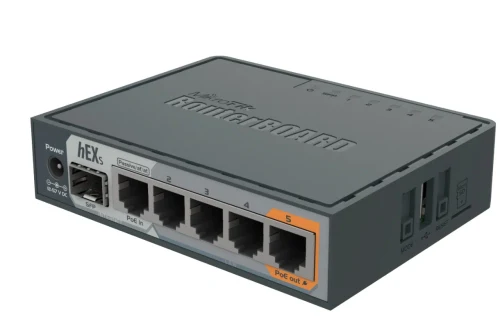 Маршрутизатор MikroTik hEX S (RB760iGS)