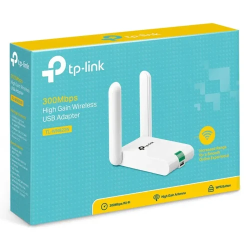 USB2.0 High Gain Wi-Fi N LAN Adapter TP-LINK "TL-WN822N", 300Mbps