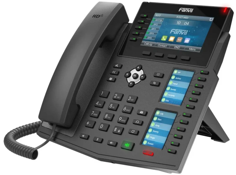 Fanvil X6U Black, Enterprise IP phone, Colour Display 2