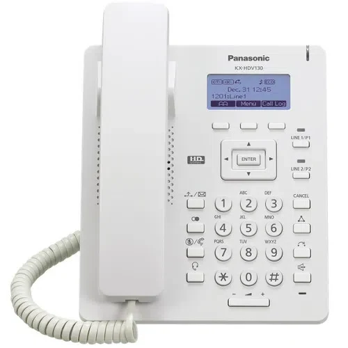 Panasonic KX-HDV100RU, White, SIP phone