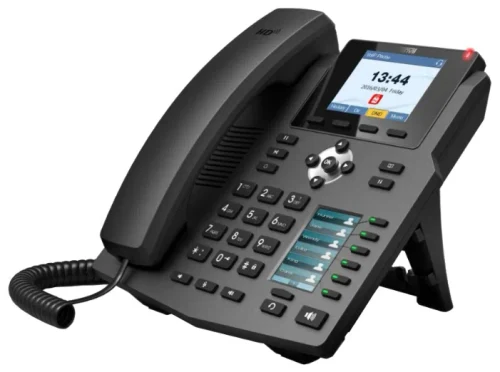 Fanvil X4G Black, VoIP phone, Colour Display, SIP support