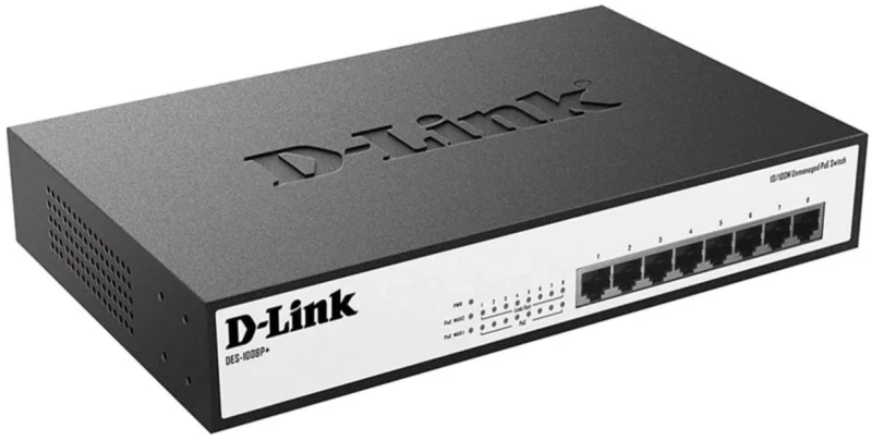 Коммутатор D-link DES-1008P+/A1A 2