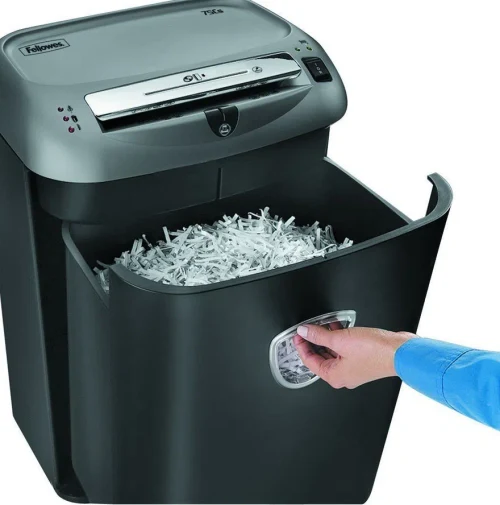 Fellowes PowerShred® 75CS, DIN Level P-4, Cross Cut 4х38mm, Capacity 12sheets, Vol. 27 litr.