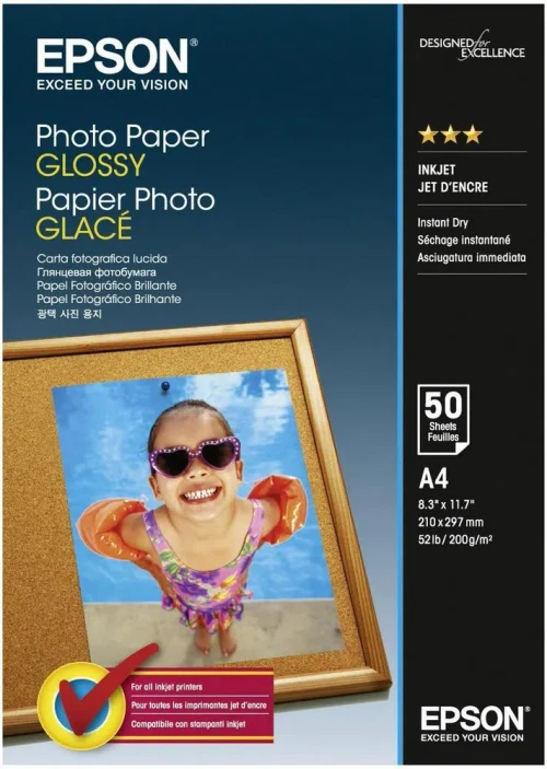 Photo Paper A4 200gr 50 sheets Epson Glossy