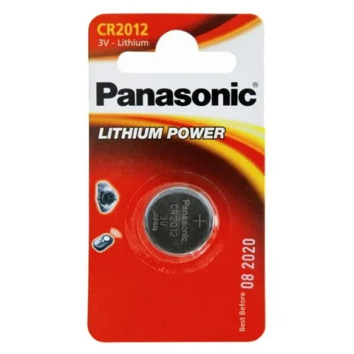 Button Cell Battery Panasonic CR-2012EL, CR2012, 1pcs.