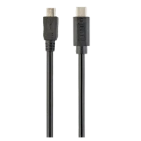 Cablu Cablexpert CCP-USB2-mBMCM-1M, Micro-USB to USB-C, 1 m, Negru