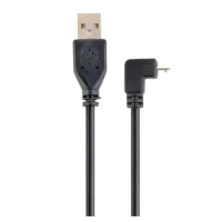 Cablu Cablexpert CCP-mUSB2-AMBM90-6, USB-A to Micro-USB, 1.8 m, Negru