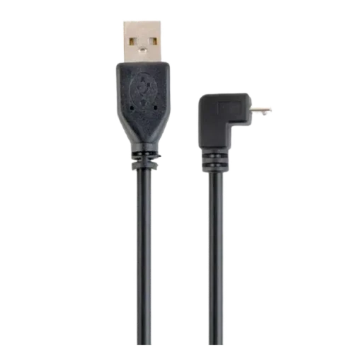Cablu Cablexpert CCP-mUSB2-AMBM90-6, USB-A to Micro-USB, 1.8 m, Negru