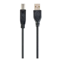 Адаптер Cablexpert CCP-USB2-AMBM-1M, USB-A to USB-B, Черный