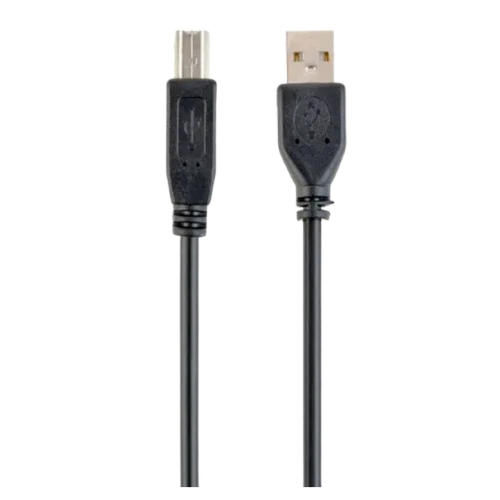Адаптер Cablexpert CCP-USB2-AMBM-1M, USB-A to USB-B, Черный