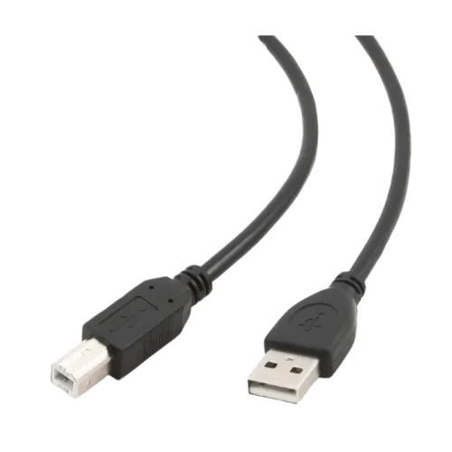Адаптер Cablexpert CCP-USB2-AMBM-1M, USB-A to USB-B, Черный