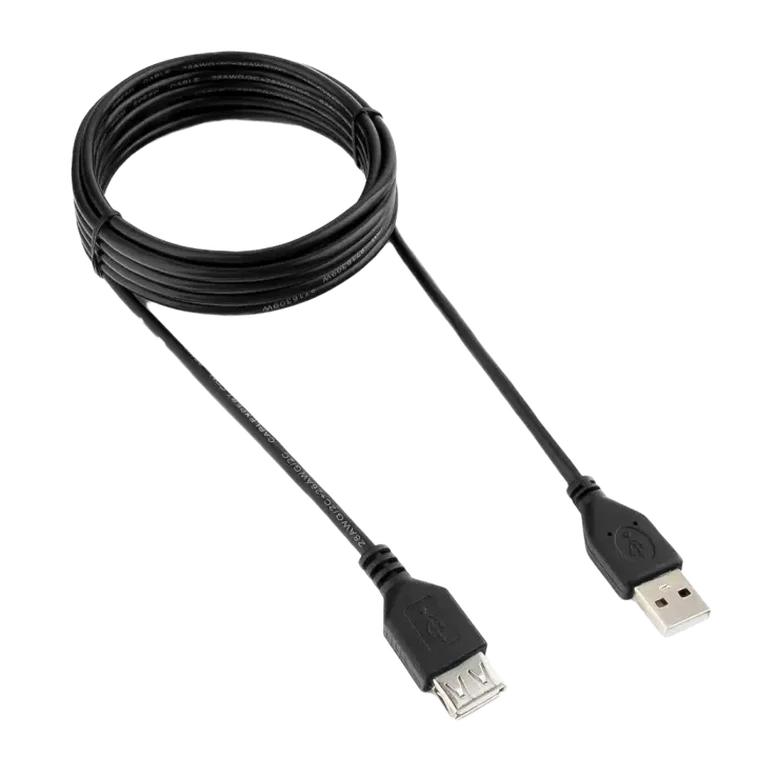 Cablu Cablexpert CCP-USB2-AMAF-10, USB-A to USB-A, 3 m, Negru 3