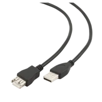 Cablu Cablexpert CCP-USB2-AMAF-10, USB-A to USB-A, 3 m, Negru 2