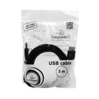 Cablu Cablexpert CCP-USB2-AMAF-10, USB-A to USB-A, 3 m, Negru 5