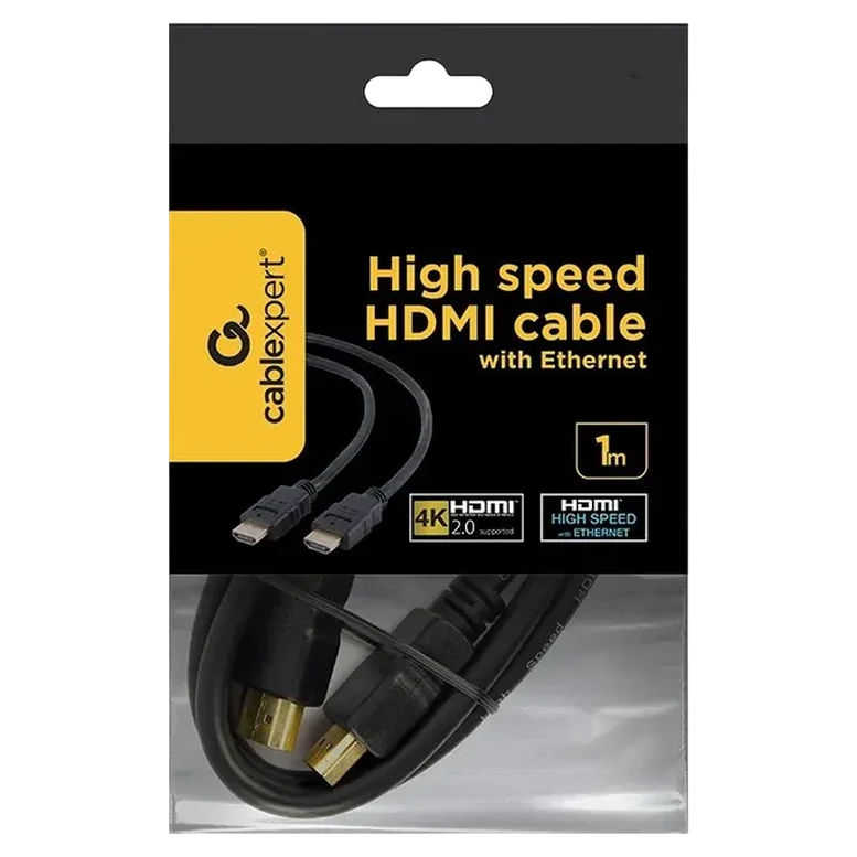 Cablu Video Cablexpert CC-HDMI4-1M, HDMI to HDMI, 1 m, Negru 4