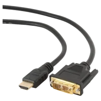 Cablu Video Cablexpert CC-HDMI-DVI-15, HDMI to DVI, 4.5 m, Negru 2