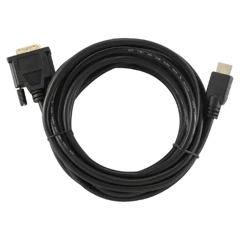 Cablu Video Cablexpert CC-HDMI-DVI-15, HDMI to DVI, 4.5 m, Negru 3