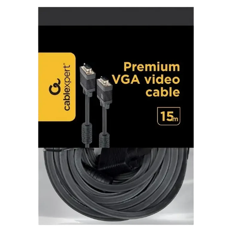 Видеокабель Cablexpert CC-PPVGA-15M-B, 4 x VGA, 15 м, Черный 3