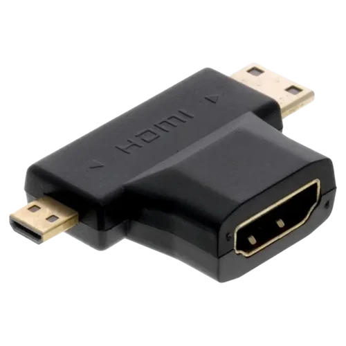 Адаптер APC Electronic APC-101310, HDMI to mini HDMI, Черный