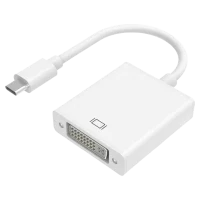 Адаптер APC Electronic APC-631001, USB-C to DVI, 0.1 м, Белый