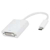 Адаптер APC Electronic APC-631001, USB-C to DVI, 0.1 м, Белый 2