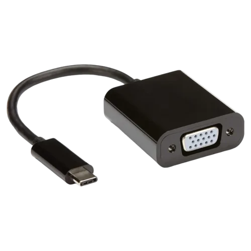 Адаптер APC Electronic APC-631008, USB-C to VGA, 0.15 м, Черный