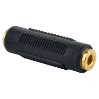 Adaptor audio Cablexpert A-3.5FF-01, 3.5 mm, Negru