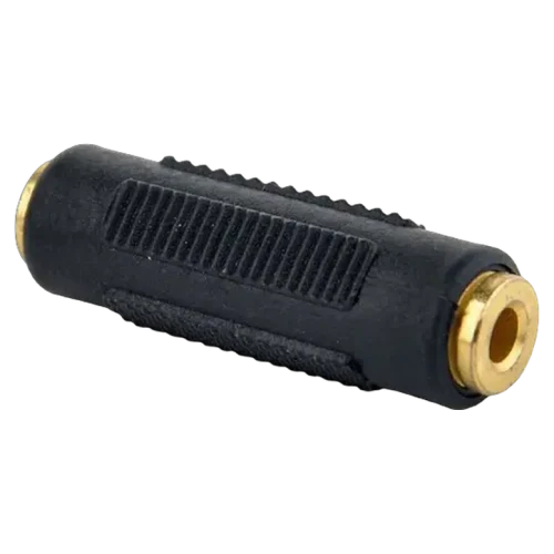 Adaptor audio Cablexpert A-3.5FF-01, 3.5 mm, Negru