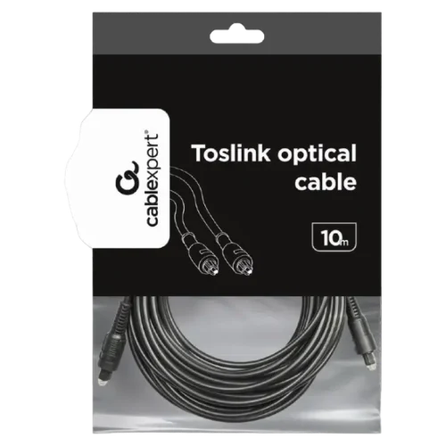 Кабель Cablexpert CC-OPT-10M, S/P-DIF, 10 м, Черный