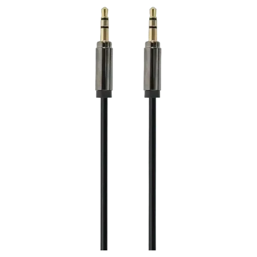 Cablu audio Cablexpert CCAP-444-0.75M, 3.5 mm, 0.75 m, Negru