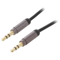 Cablu audio Cablexpert CCAP-444-0.75M, 3.5 mm, 0.75 m, Negru 2