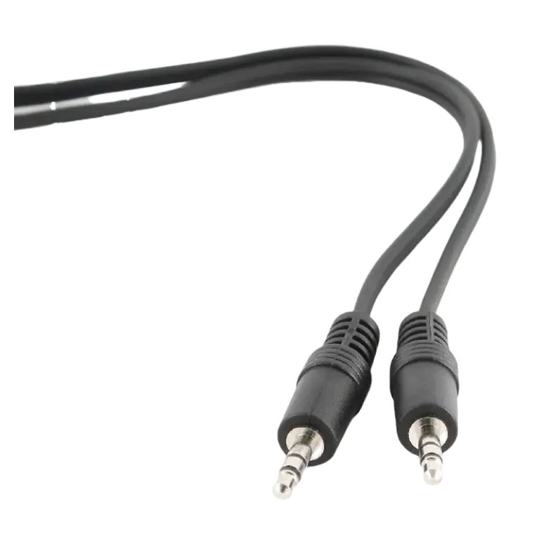 Cablu audio Cablexpert CCA-404, 3.5 mm, 1.2 m, Negru 2
