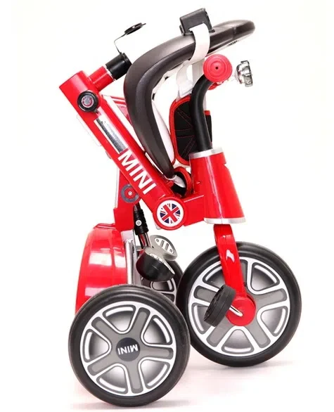 Детский велосипед Rastar Mini Cooper Fold Tricycle Bike 10" Red