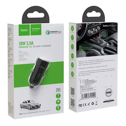 HOCO Z32 Speed Up single port QC3.0 car charger