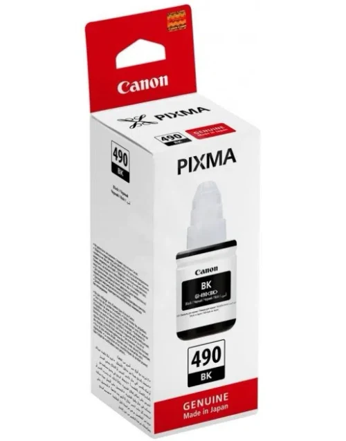 Ink Bottle Canon GI-490 Bk, black, 135ml for PIXMA G1400/G2400/G3400