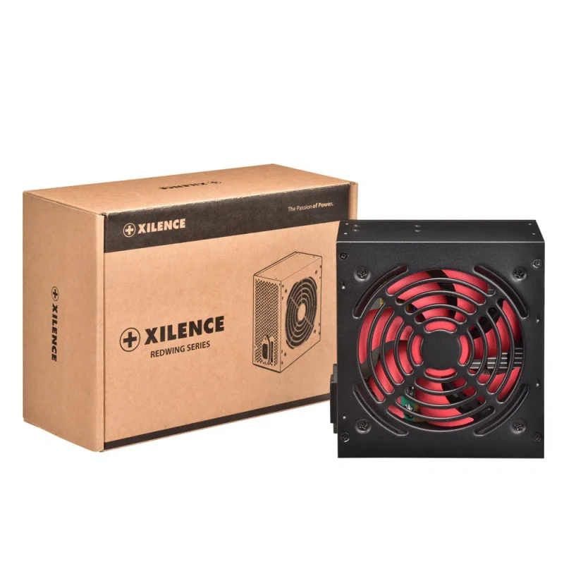 PSU XILENCE XP600R7, 600W, "RedWing R7" Series, ATX 2.3.1, Passive PFC, 120mm fan,+12V (38A), 20+4 Pin, 6x SATA, 1xPCI-E 6+2pin, 2x Peripheral, Black 2
