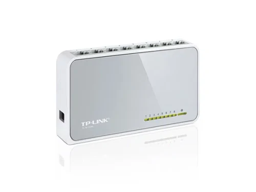TP-LINK TL-SF1008D  8-port Desktop Switch, 8 10/100M RJ45 ports, Plastic case
