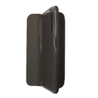 Flip case Smooth/plain leather for Xiaomi Redmi Note 10/10S Black 3