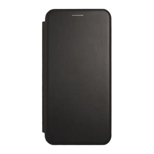 Flip case Smooth/plain leather for Xiaomi Black