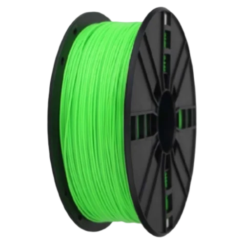 Нить для 3D-принтера Gembird PLA+ Filament, Fluorescent Green, 1.75 мм, 1 кг