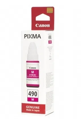 Ink Bottle Canon GI-490 M, magenta, 70ml for PIXMA G1400/G2400/G3400